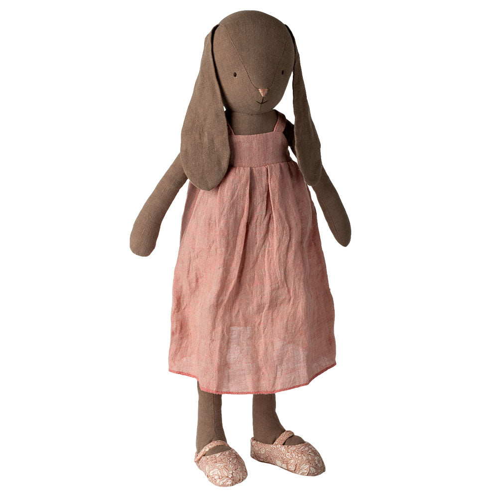 Maileg Bunny Size 4 Brown - Dress and Shoes