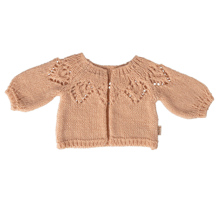 Knitted Cardigan Size 4 Light Rose