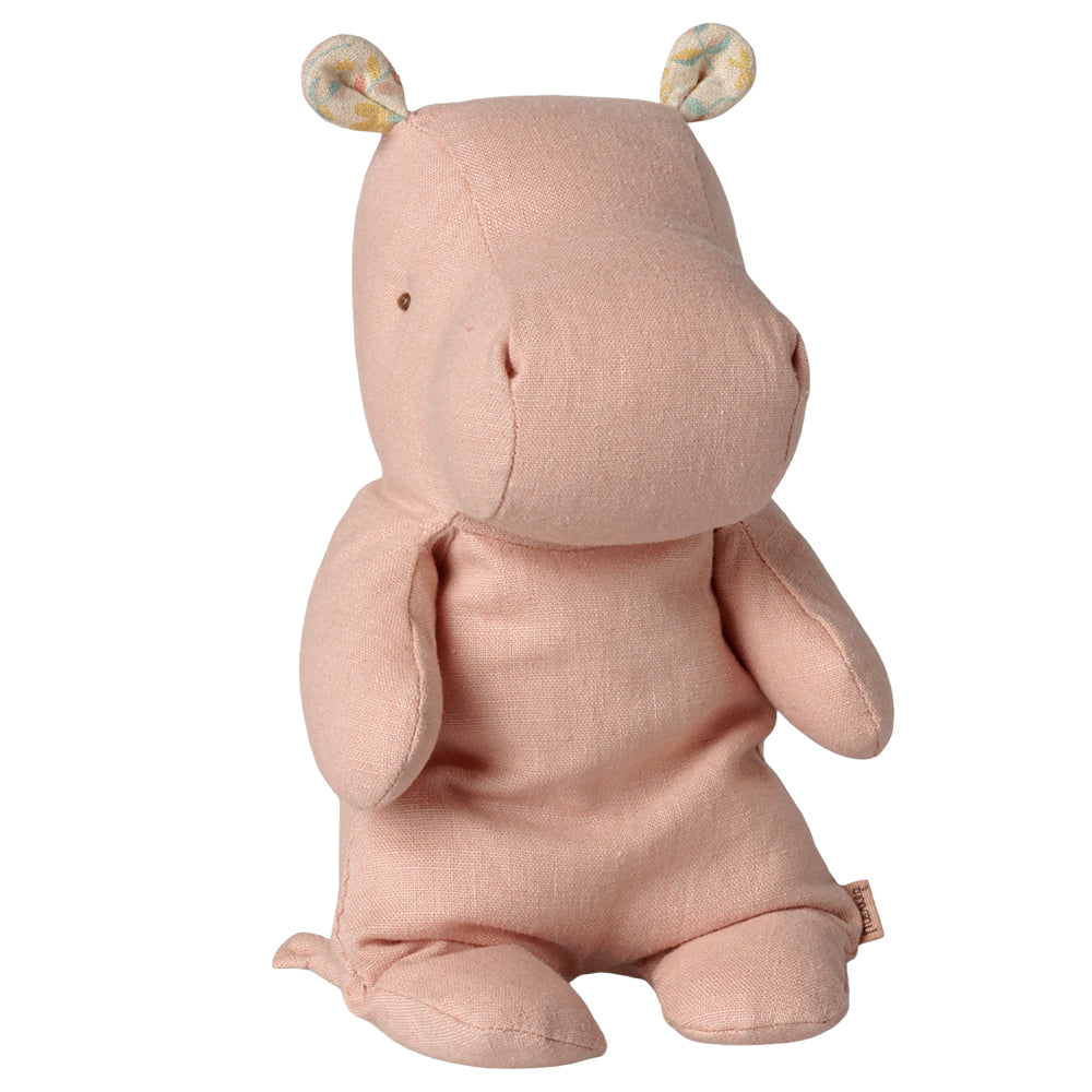 Safari Friends, Hippo, Small - Soft Rose