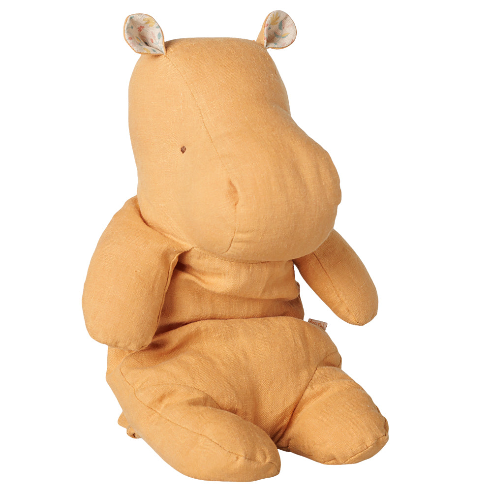 Safari friends, Hippo, Medium - Vintage yellow