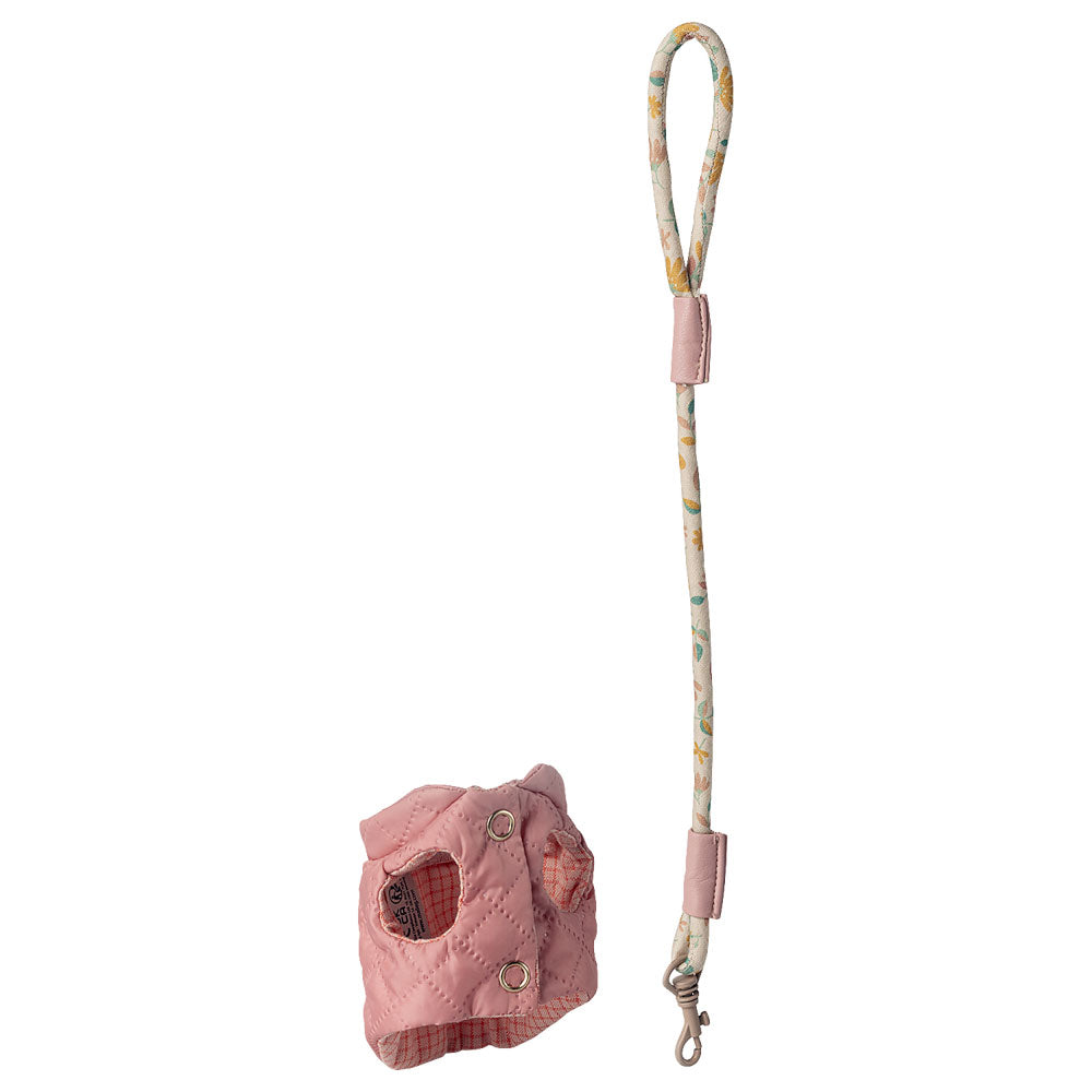 Pet supply, Harness and leash - Rose