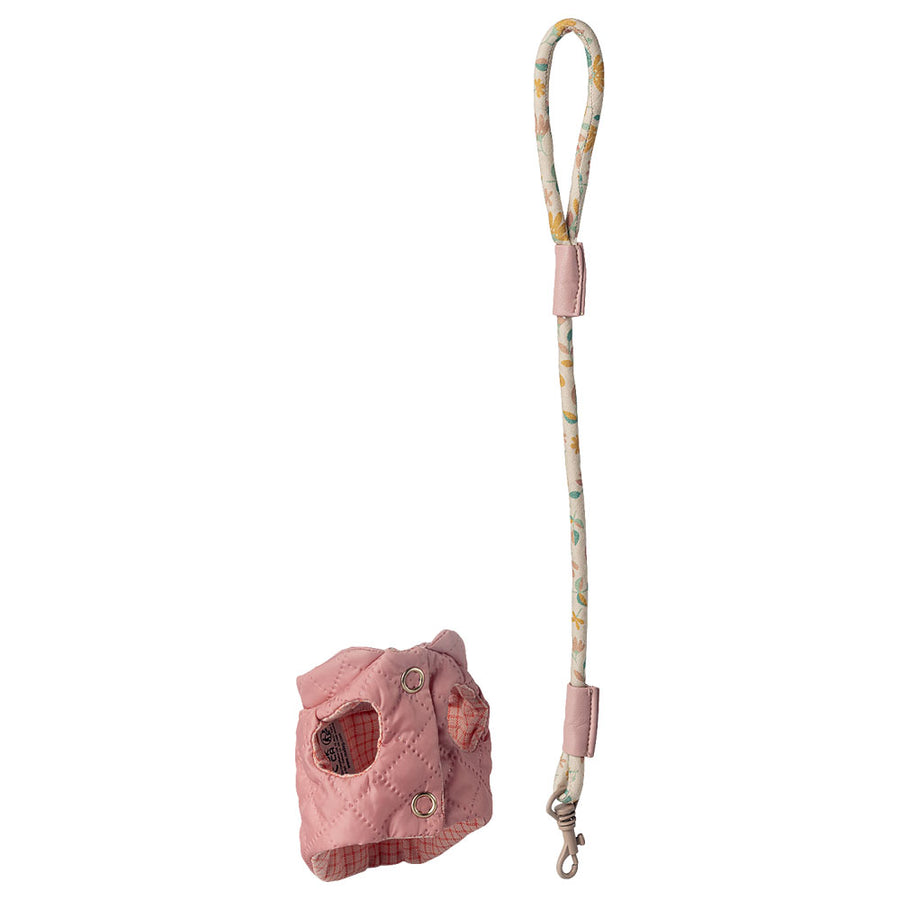 Pet supply, Harness and leash - Rose