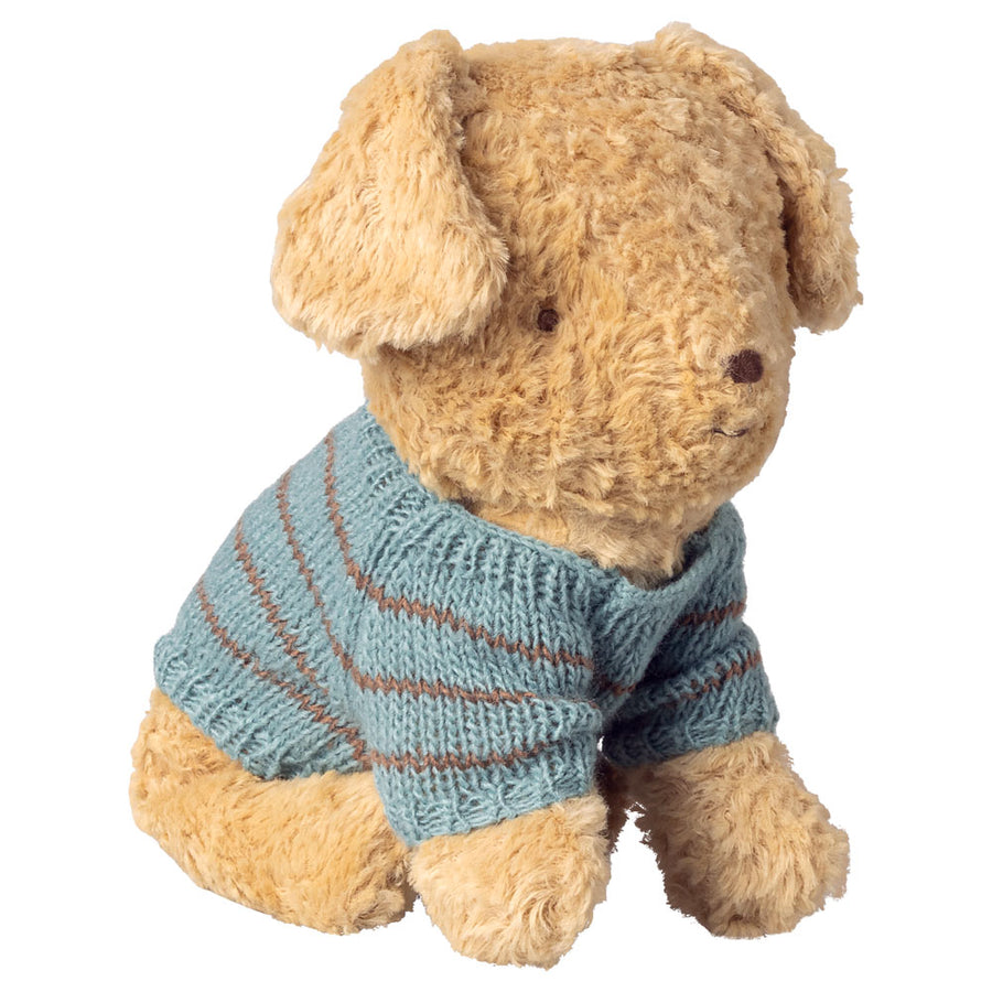 Puppy Supply, Small, Knitted Sweater - Dusty Blue