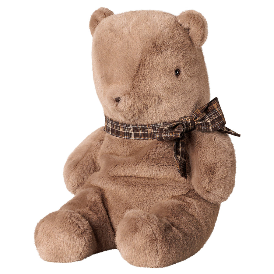 Teddy Bear Plush, Large - Dark Mushroom