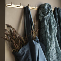 Thumbnail for Hook Rack W/5 Hooks Antique Brass Look
