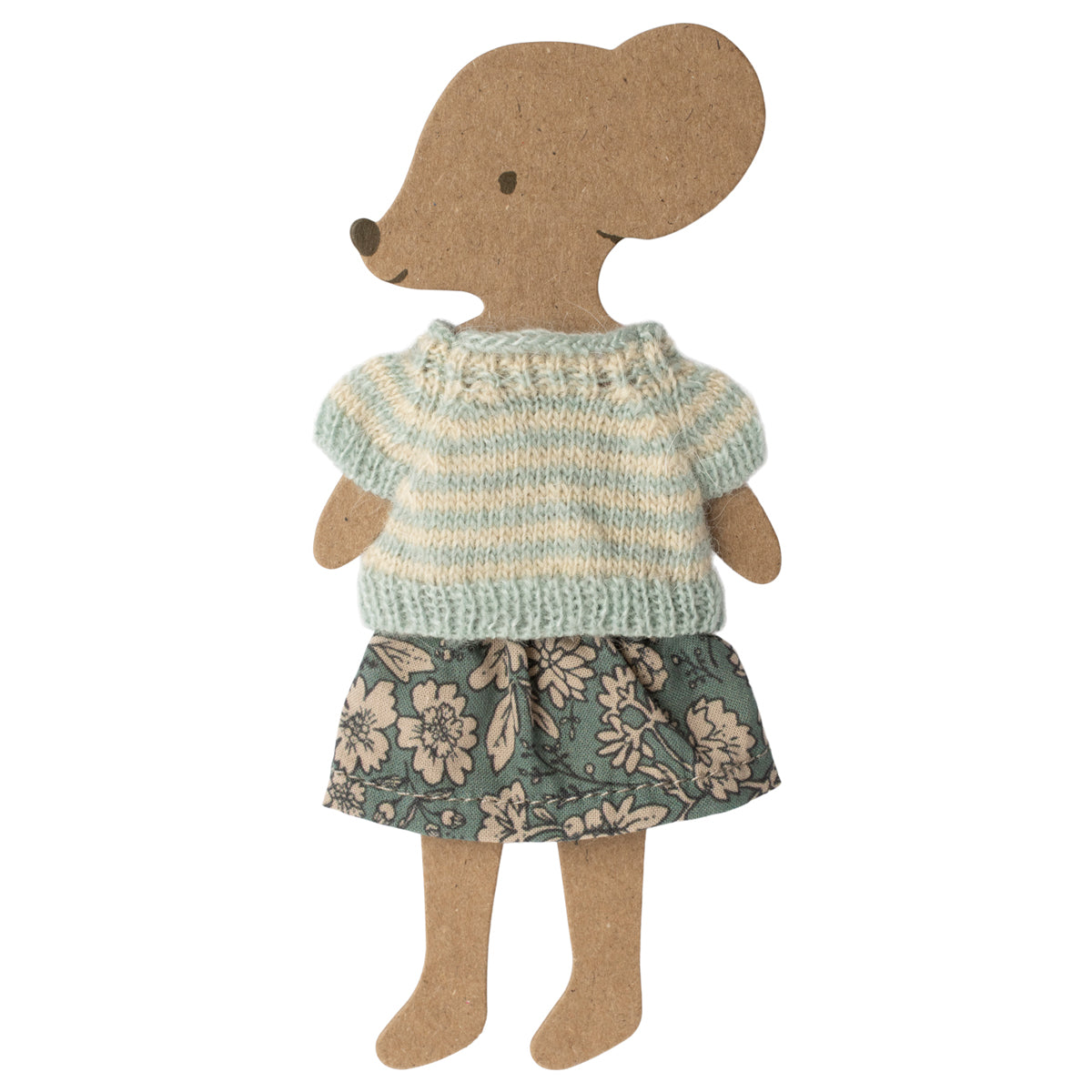 Maileg Knitted Sweater & Skirt For Big Sister Mouse 17-2213-02