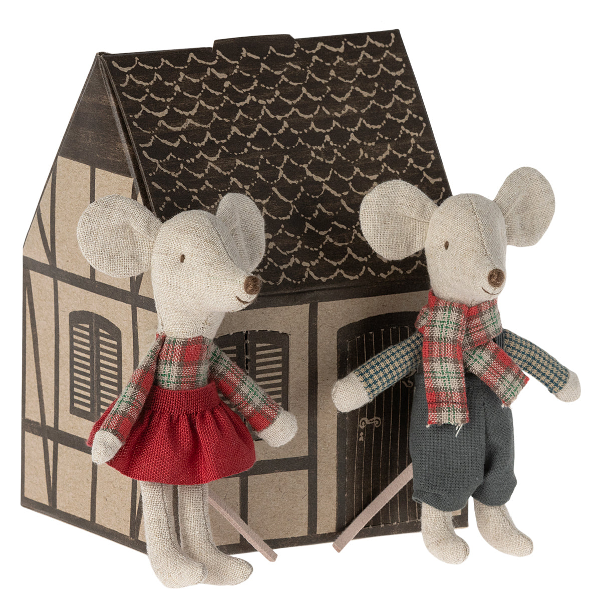 Maileg Winter Mice Twins Little Brother and Sister 17-3103-00