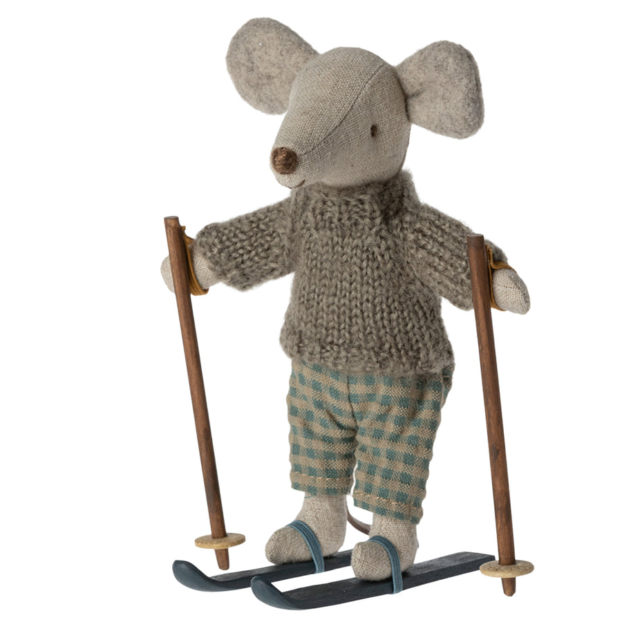 Maileg, Winter Mouse with Ski Set, Big Brother