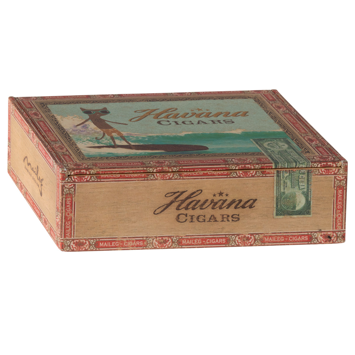 Maileg Mum and Dad Mice in Cigar box 17-3302-00