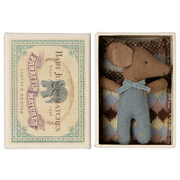 Thumbnail for Maileg, Sleepy Wakey Baby Mouse in Matchbox - Blue (Due April)