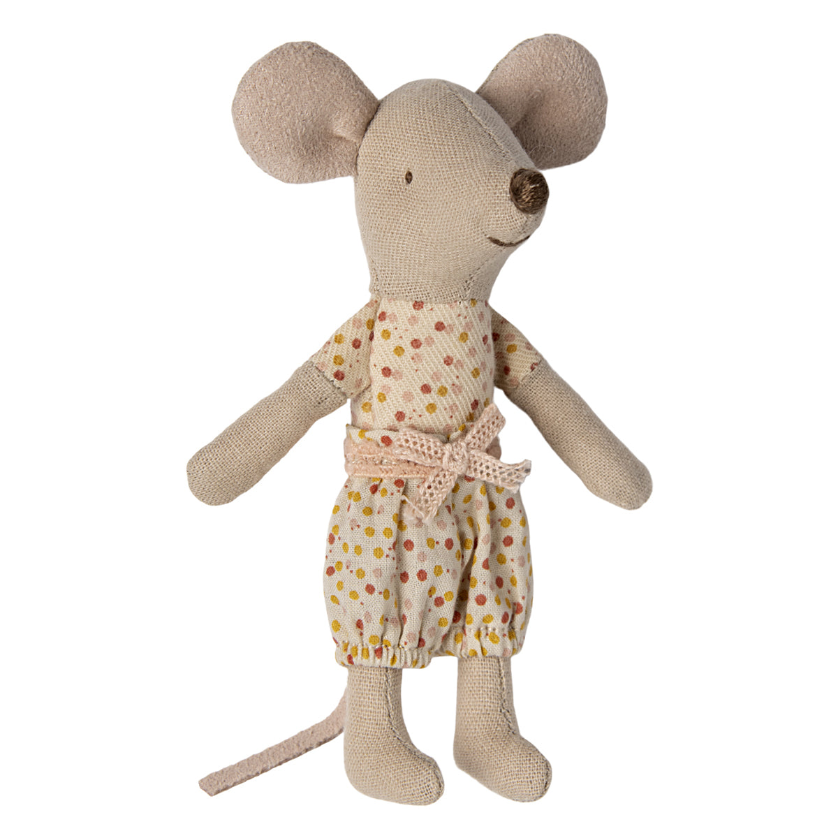 Maileg, Little Sister Mouse in Matchbox Magnetic Hands
