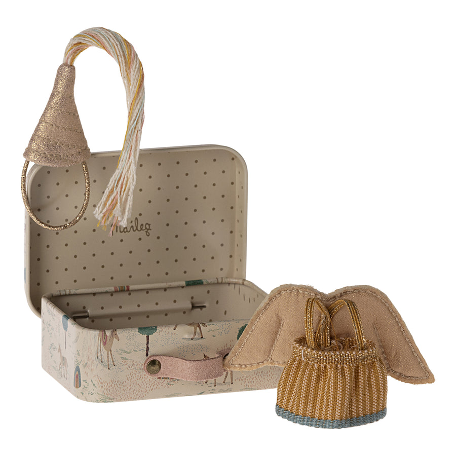 Maileg, Fairy Clothes in Suitcase, Little Sister Mouse 17-4102-00