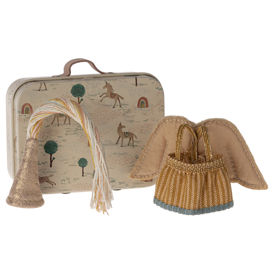 Maileg, Fairy Clothes in Suitcase, Little Sister Mouse 17-4102-00