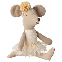 Thumbnail for Maileg Ballerina mouse, Little sister - Off white