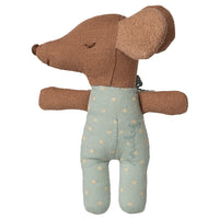 Thumbnail for Maileg Sleepy Wakey Baby Mouse In Matchbox - Blue