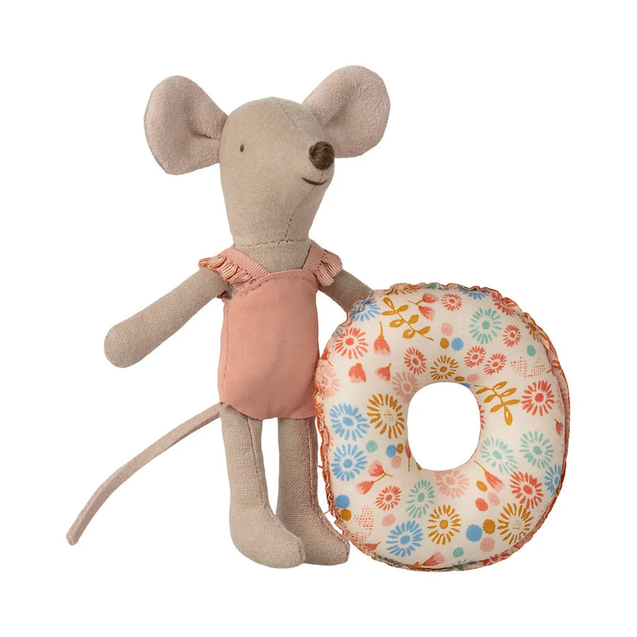 Beach Mouse With Float, Little Sister - Flower