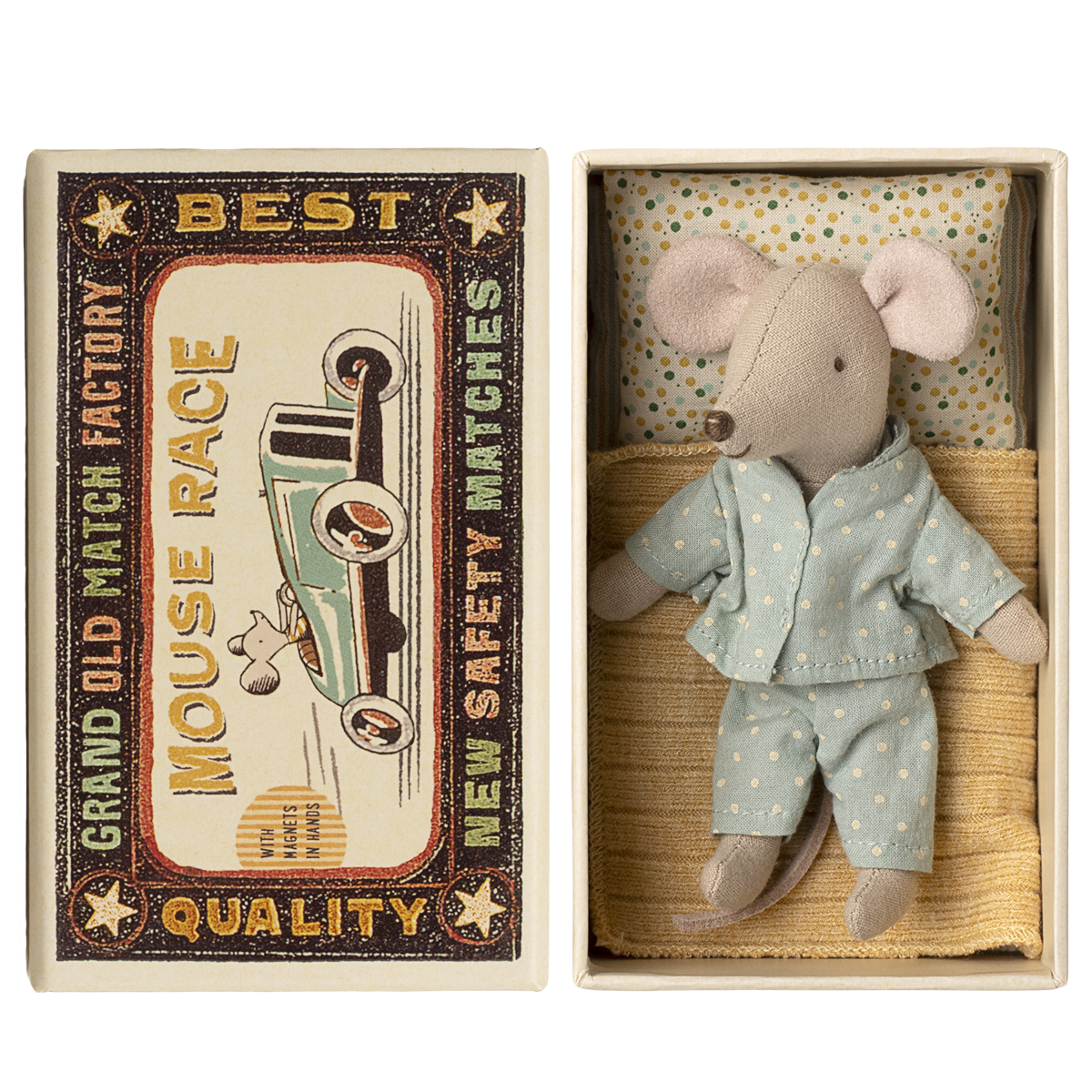 Little Brother Mouse In Matchbox