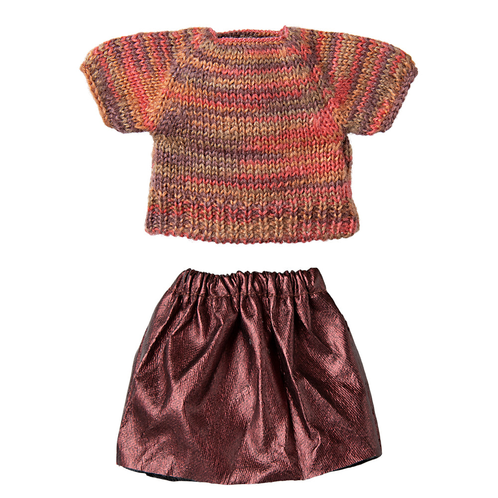 Maileg Shirt And Knitted Blouse Mum Mouse 17-5305-00