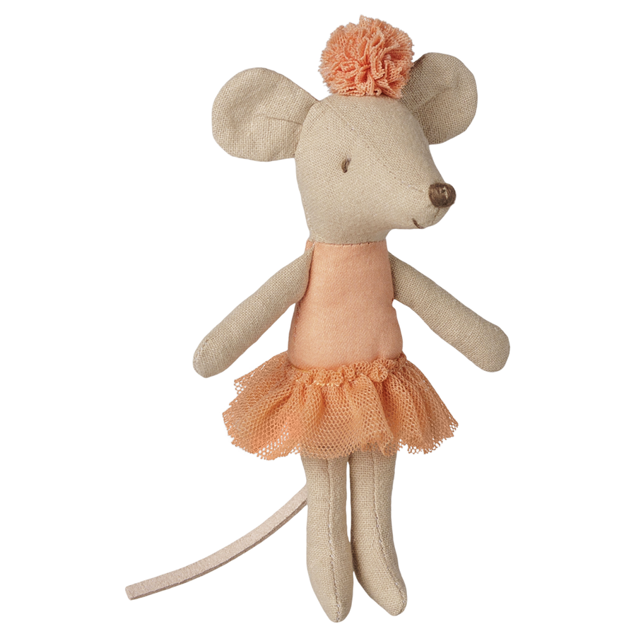 PRE_ORDER Ballerina mouse, Little Sister - Apricot  *October*