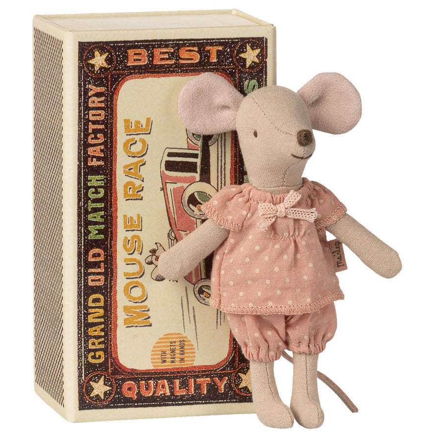 Big Sister Mouse in Matchbox Magnetic Hands