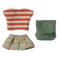 Thumbnail for Clothes and Bag For Big Sister Mouse - Green