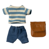 Thumbnail for Clothes and Bag For Big Brother Brown