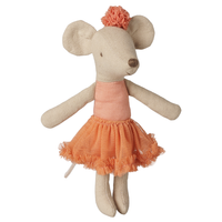 Thumbnail for PRE_ORDER Ballerina mouse, Big sister - Coral  *October*