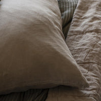 Thumbnail for IB Laursen Cushion Burned Rose Linen 60 x 40cm feather filled