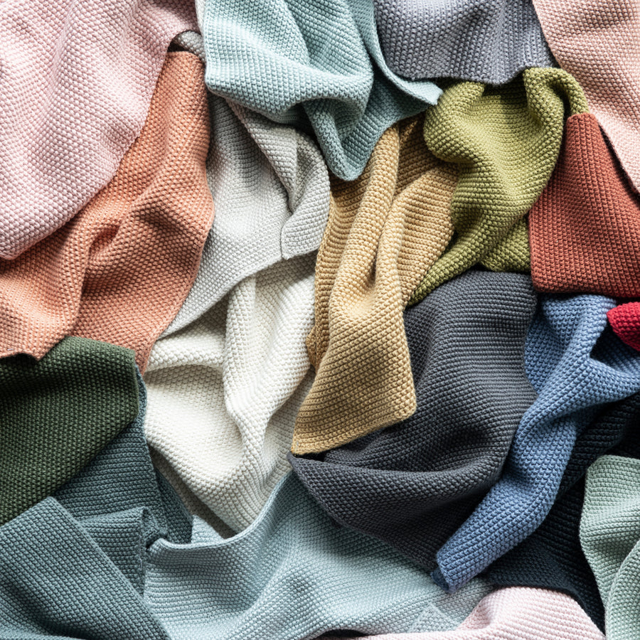 Latte Knitted Cotton Cloth