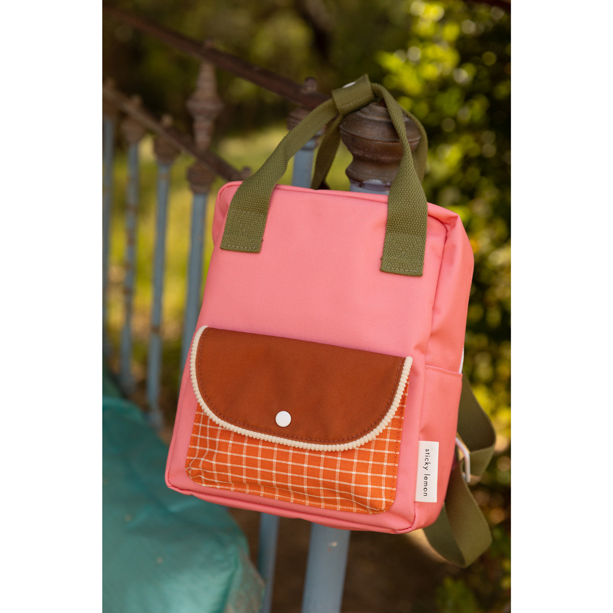 Sticky Lemon Backpack Small | Farmhouse | Envelope | Flower Pink