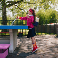 Thumbnail for Backpack Small • Better Together • Colourblocking • Feather Shuttle + Skate Ramp