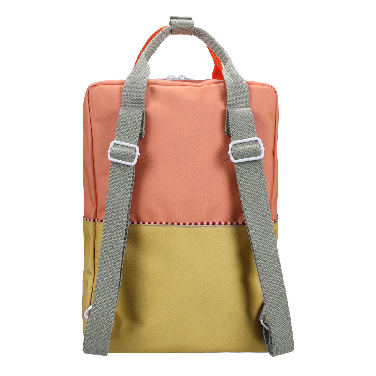 Sticky Lemon Backpack Large • Colourblocking • Coral Pink + Reed Green