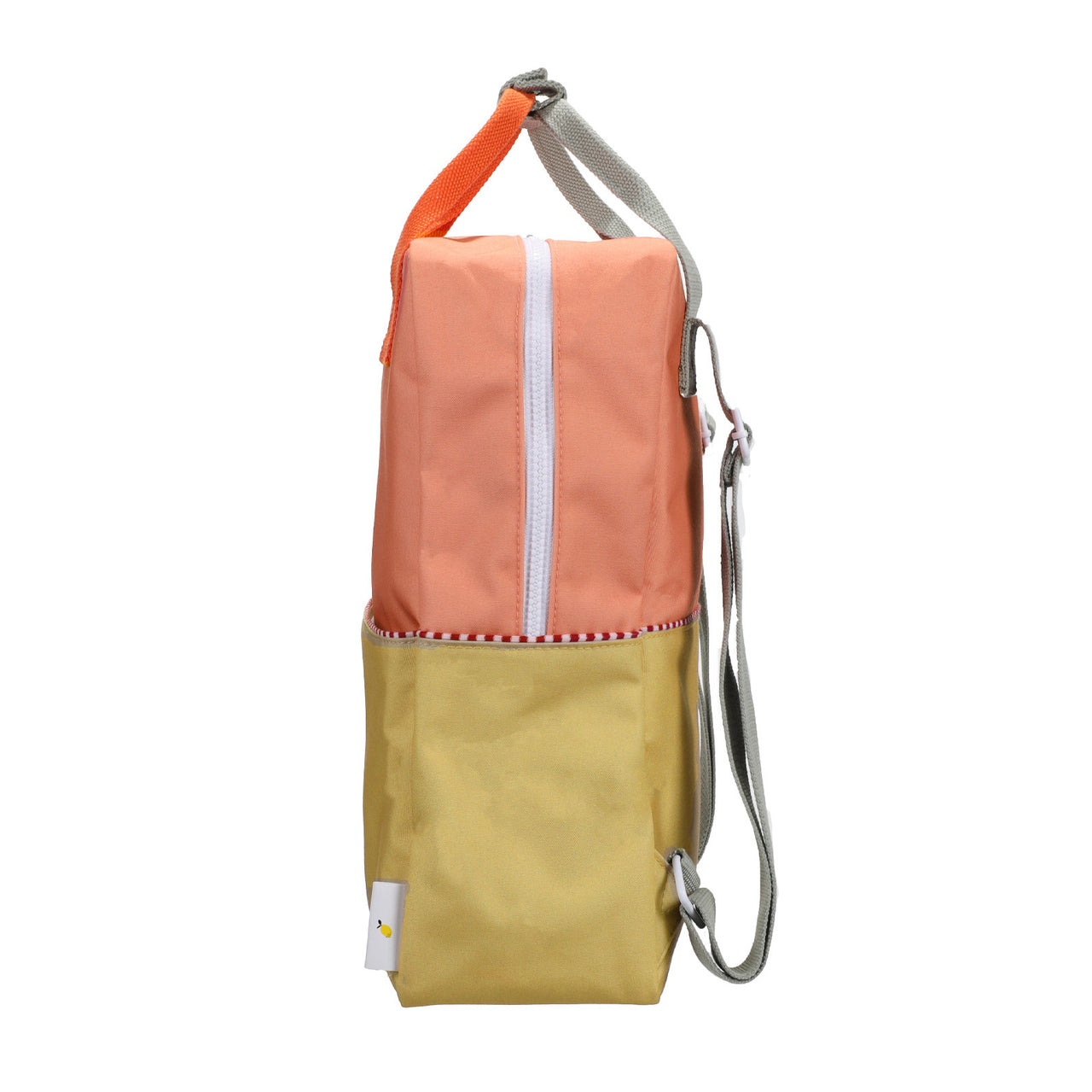 Sticky Lemon Backpack Large • Colourblocking • Coral Pink + Reed Green