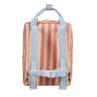 Thumbnail for Sticky Lemon Backpack Medium • Envelope • Wonders of the Deep Sea Stripes Coral Pink + Sandy Yellow