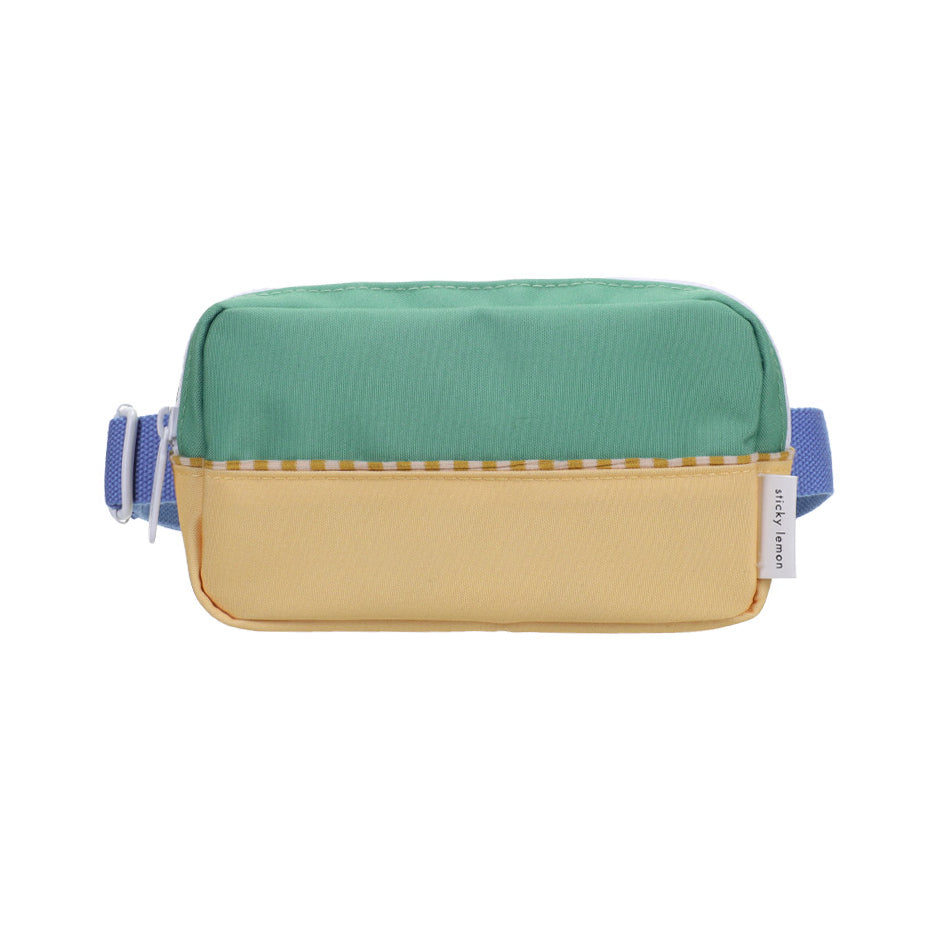 Fanny Pack • Colourblocking • Aquatic Green + Sandy Yellow •