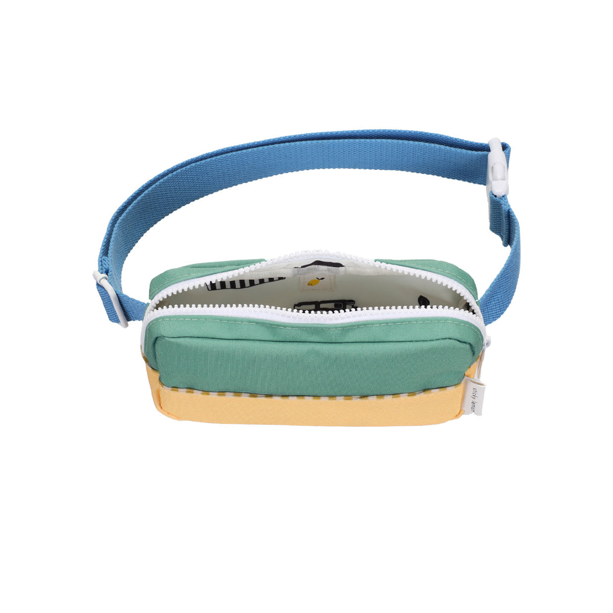 Fanny Pack • Colourblocking • Aquatic Green + Sandy Yellow •