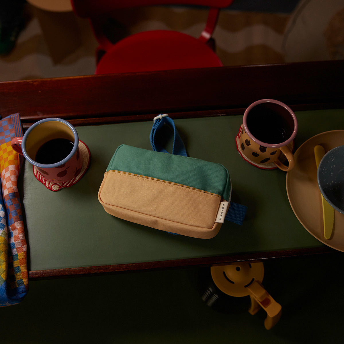 Fanny Pack • Colourblocking • Aquatic Green + Sandy Yellow •