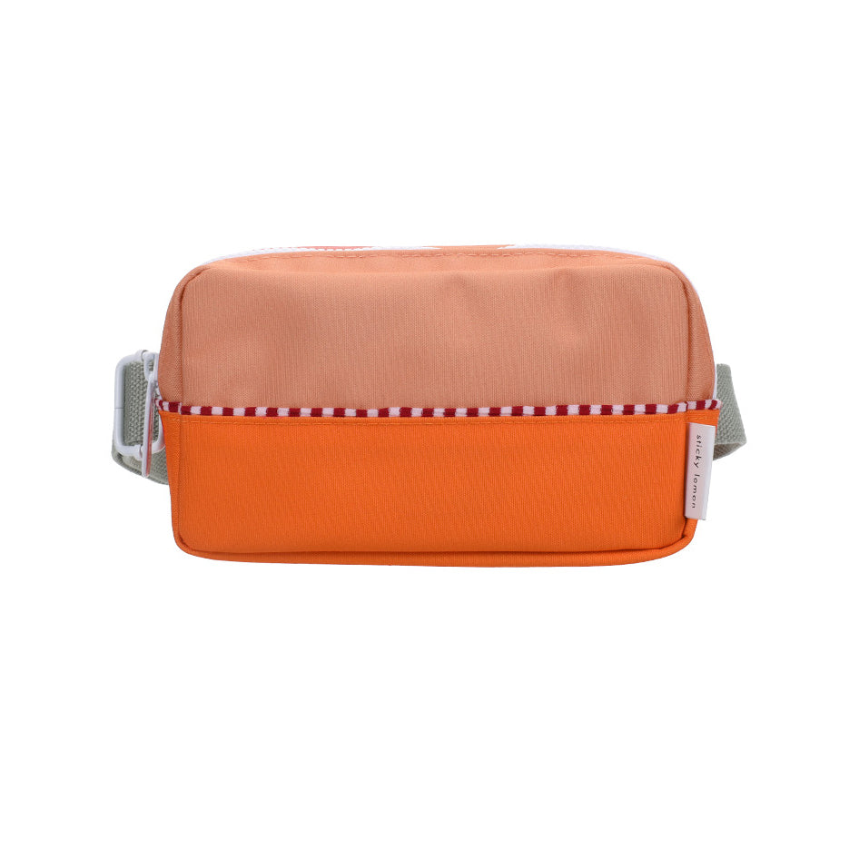 Sticky Lemon Fanny Pack • Colourblocking • Coral Pink + Lifebuoy Orange