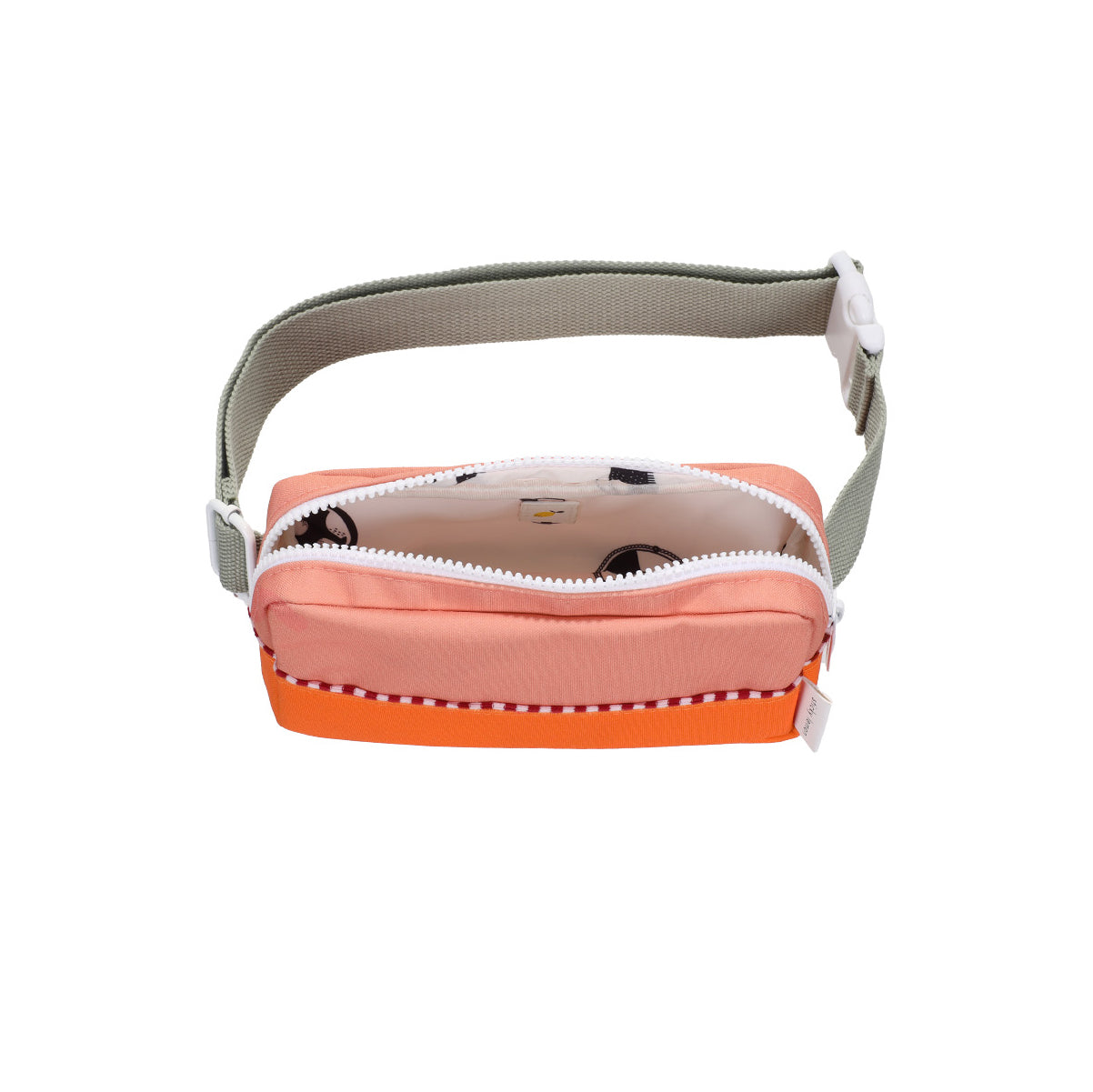 Sticky Lemon Fanny Pack • Colourblocking • Coral Pink + Lifebuoy Orange