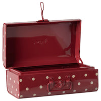 Thumbnail for Maileg Storage Suitcase, Small - Red with Dots 19-4531-00