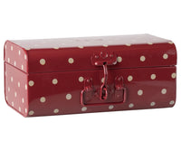 Thumbnail for Maileg Storage Suitcase, Small - Red with Dots 19-4531-00