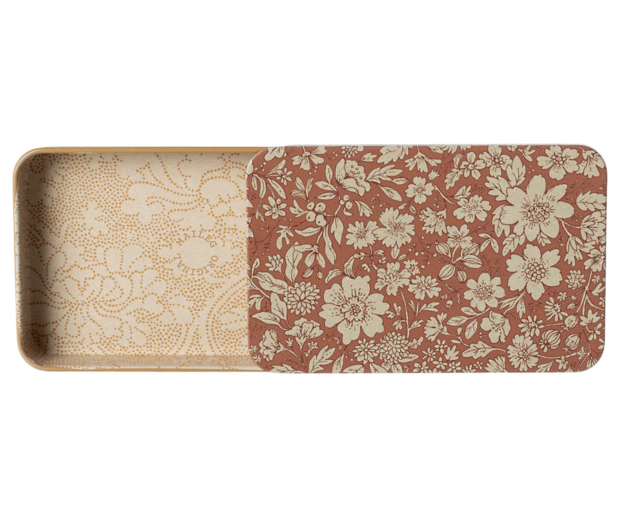 Maileg Metal Box With Sliding Lid Heather