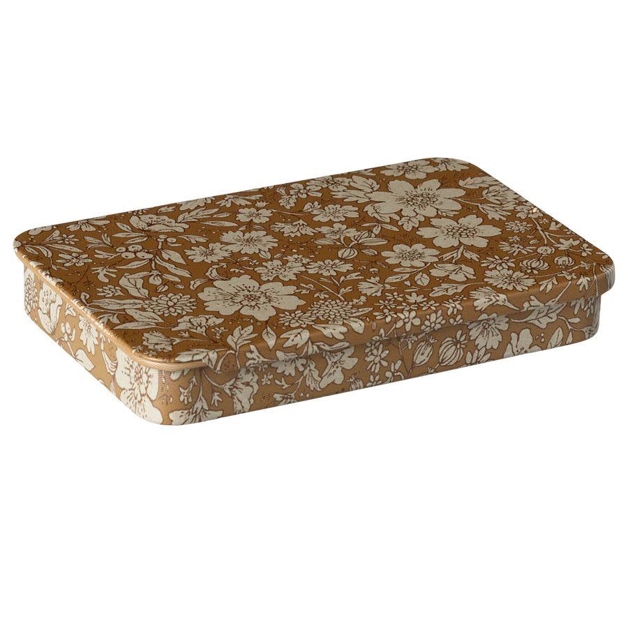 Maileg Metal Box With Sliding Lid Ochre