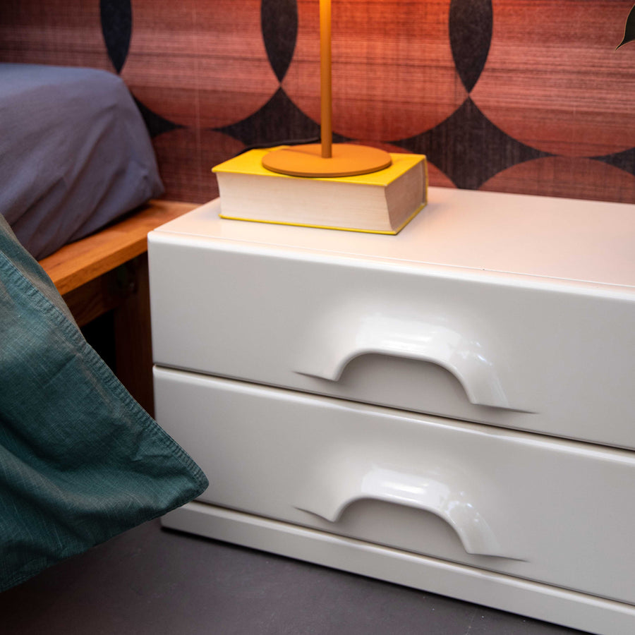 HK Living Chest of 2 Drawers, Cream MKA1984