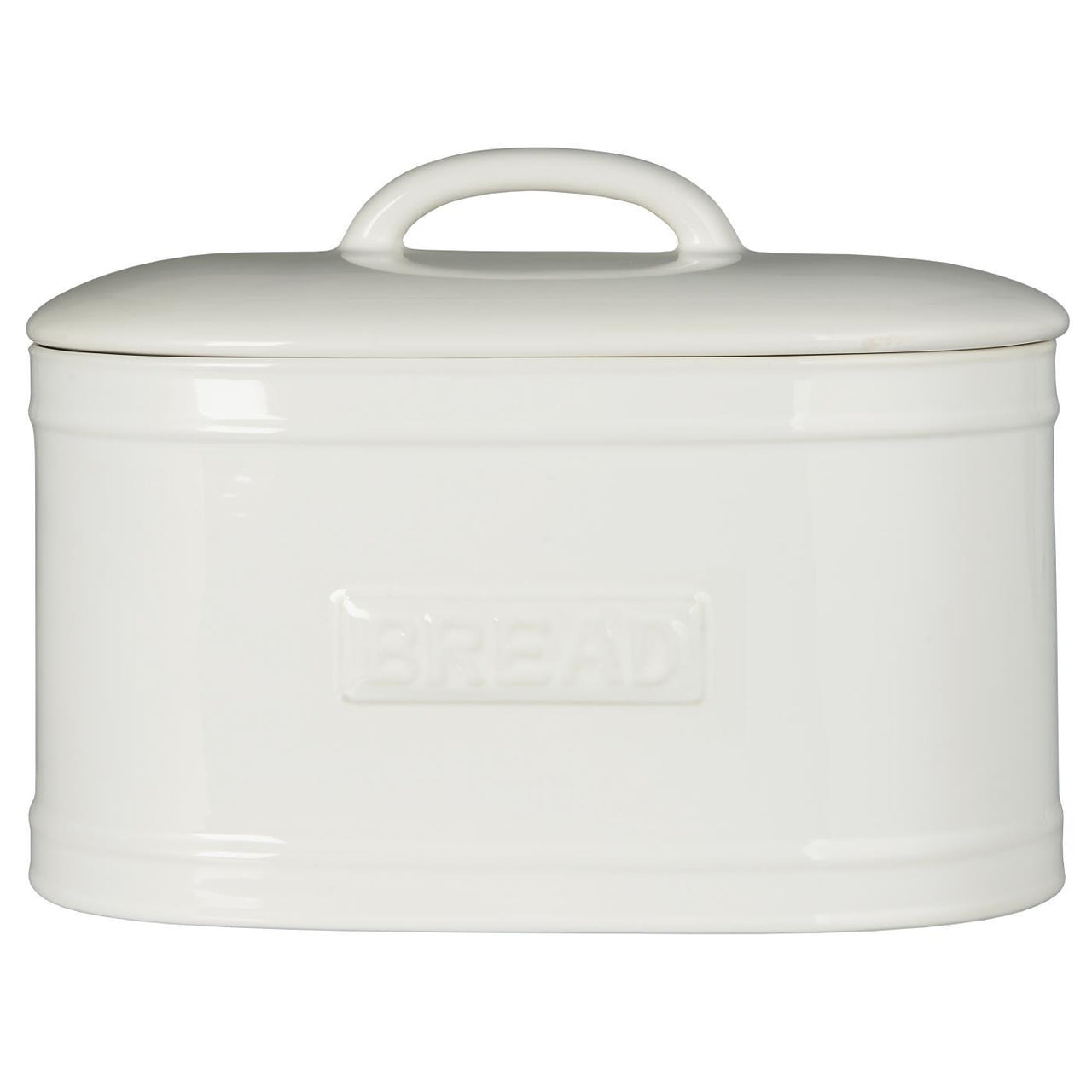 Bread Box Oval White