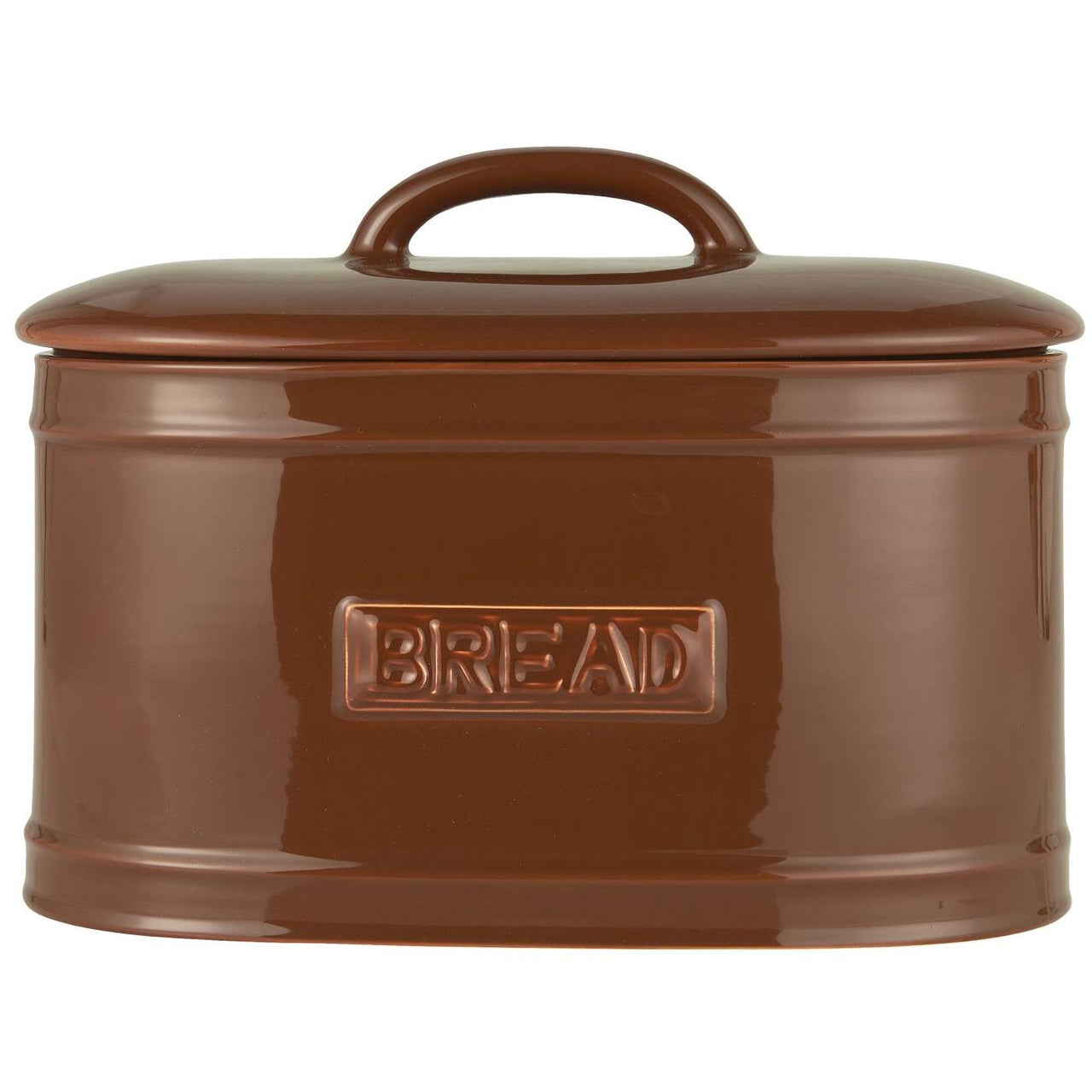 Bread Box Oval Brown