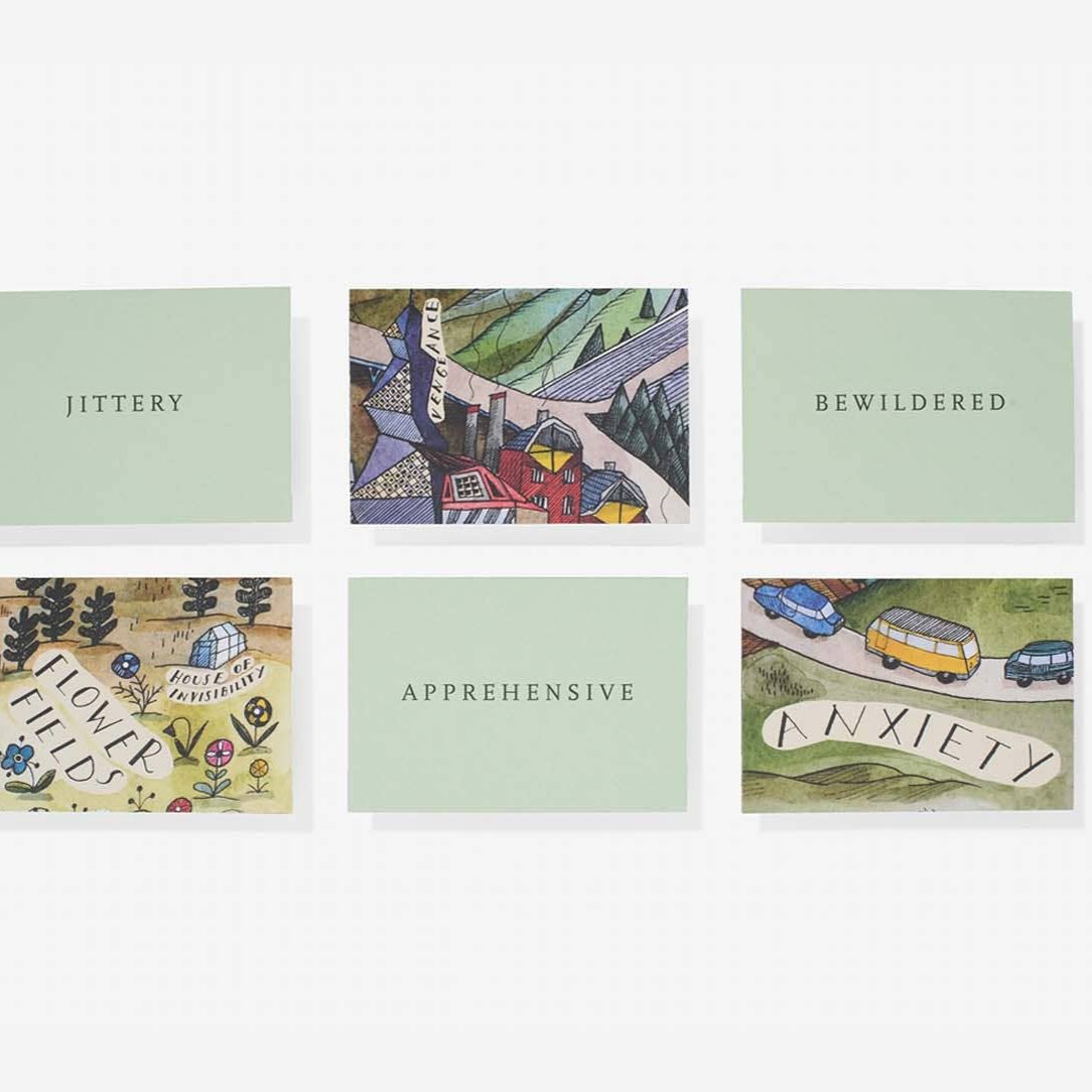 New! Mood Map Cards, Emotion Tracker
