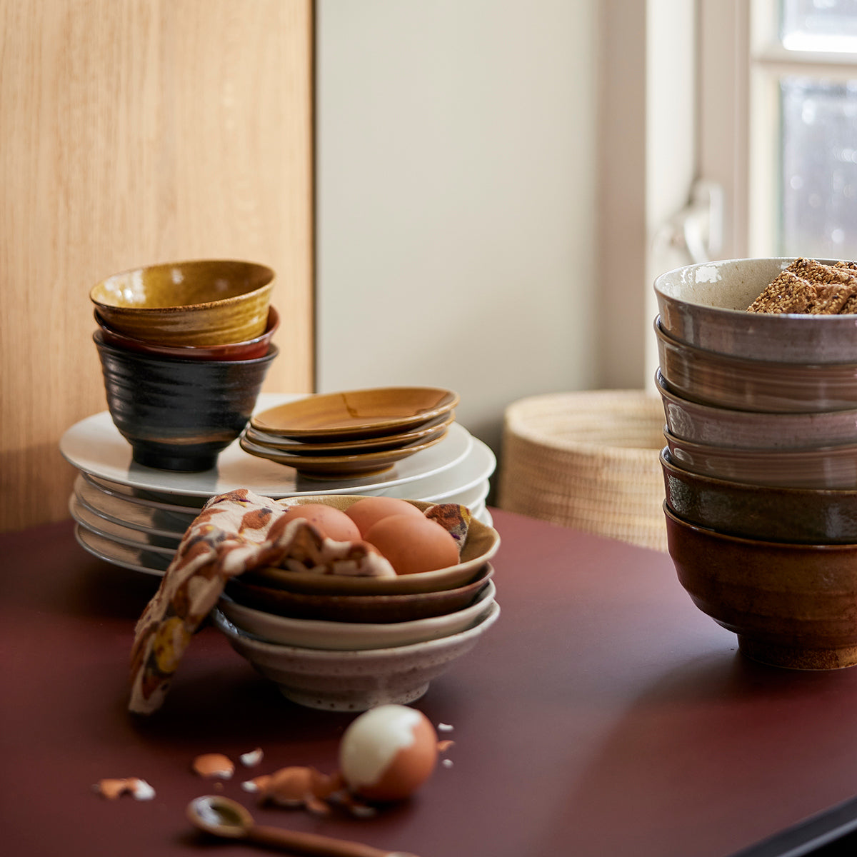Kyoto Ceramics: Japanese Matcha Bowls (Set of 3)