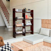 Thumbnail for HK Living Acrylic Cabinet 160cm Smokey Brown MKA1990