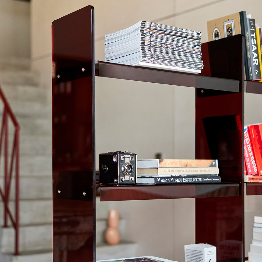 HK Living Acrylic Cabinet 160cm Smokey Brown MKA1990